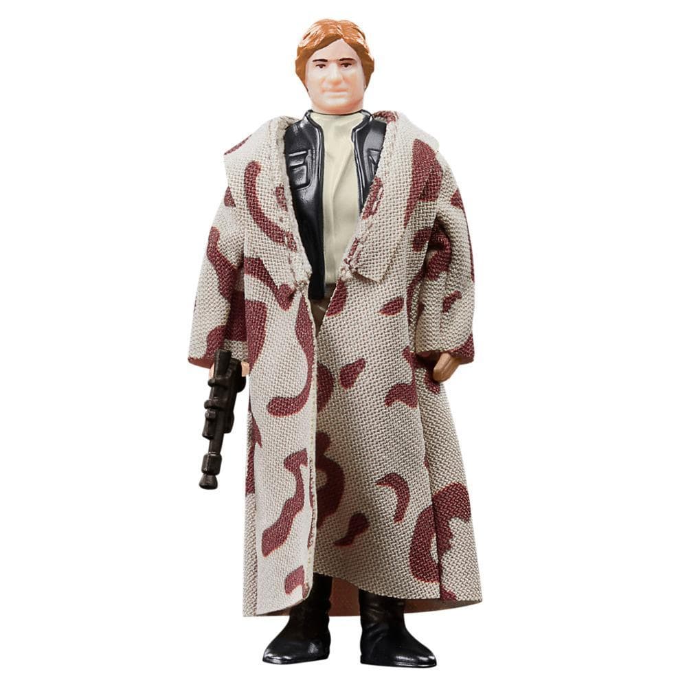 Star Wars Retro Collection, Han Solo (Endor), figurine de 9,5 cm, dès 4 ans