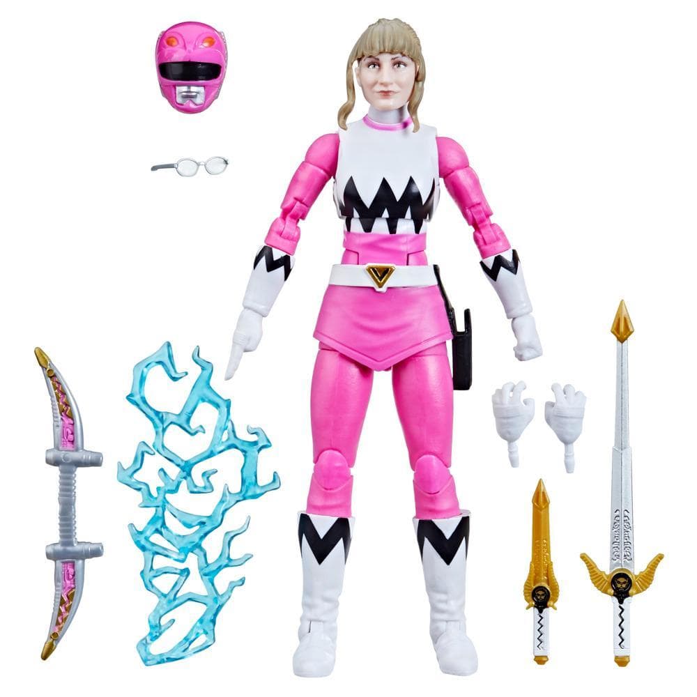 Power Rangers Lightning Collection, L'Autre Galaxie Ranger Rose, figurine premium de 15 cm de collection avec accessoires