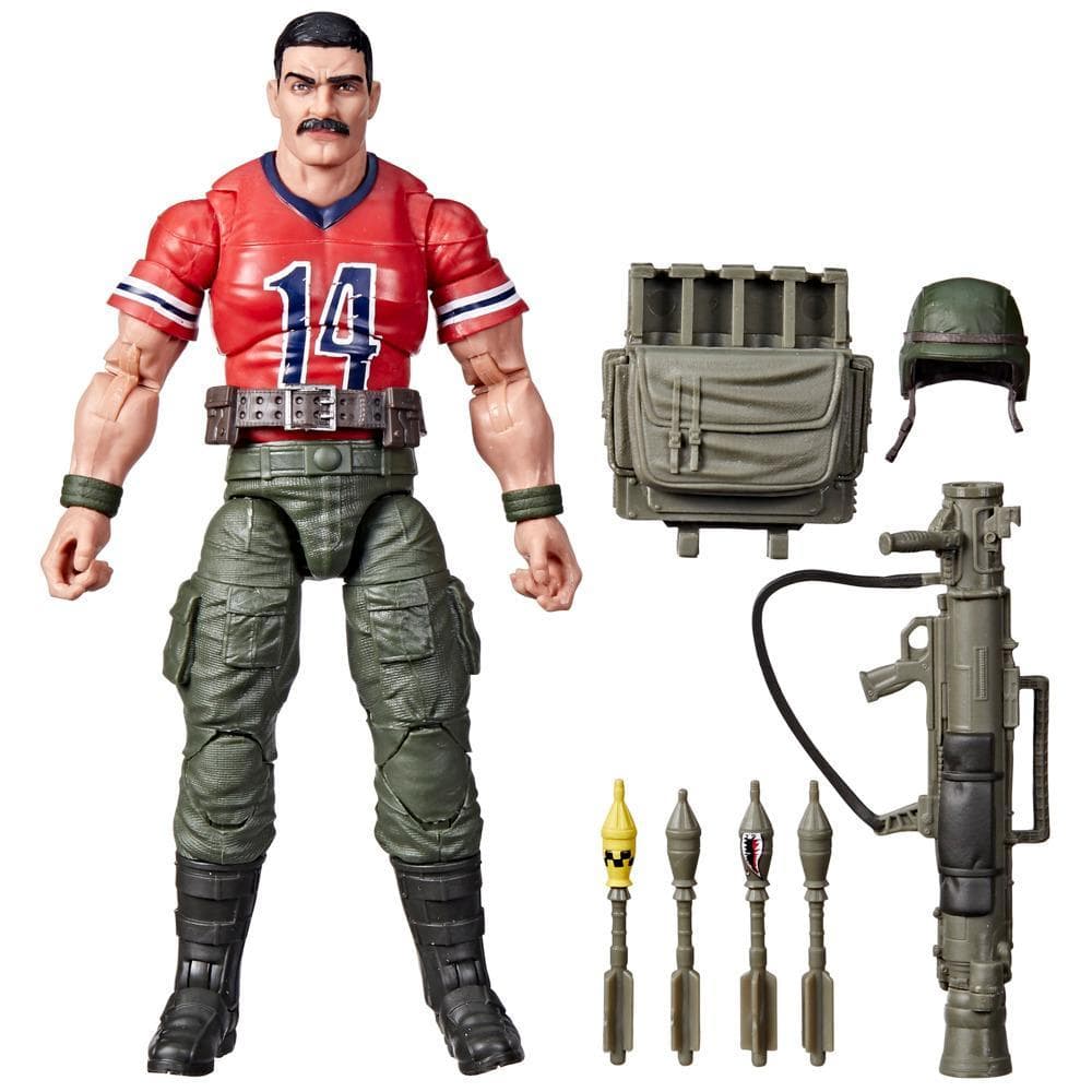 G.I. Joe Classified Series, figurine David L. "Bazooka" Katzenbogen 62 de collection, accessoires, emballage spécial