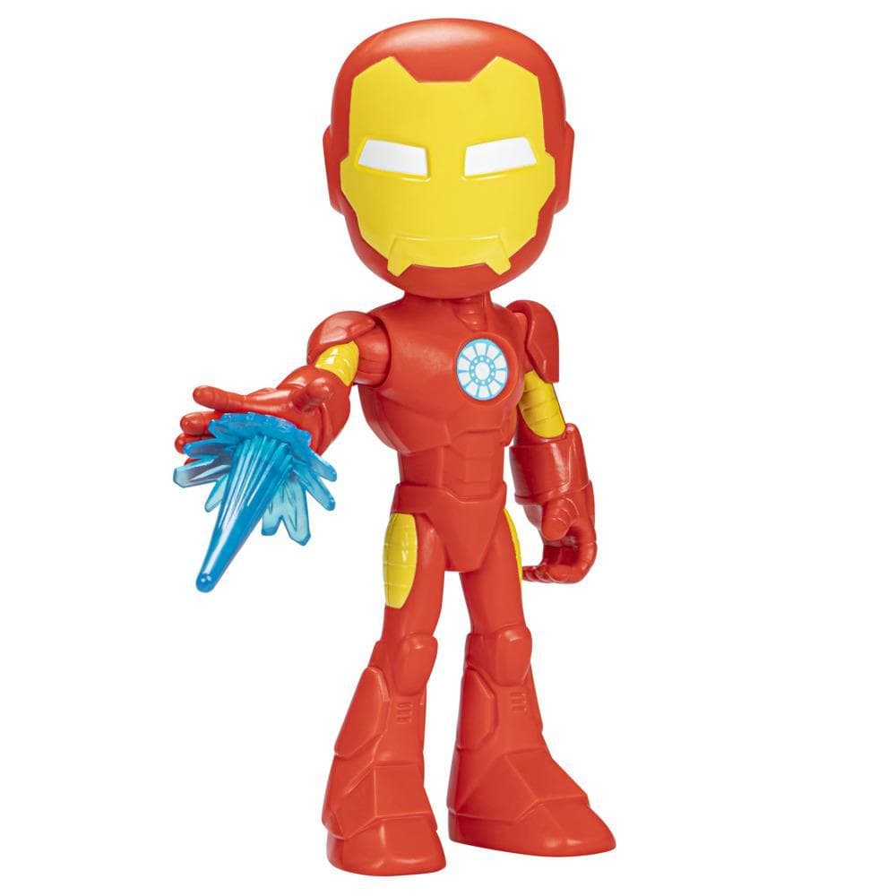 Marvel Spidey Spidey et ses Amis Extraordinaires, figurine de super-héros format géant Iron Man pour enfants, dès 3 ans