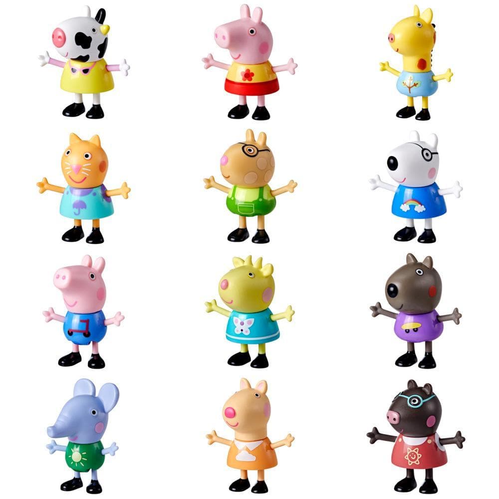 Peppa Pig Amis surprises de Peppa, 1 des 12 figurines de collection Peppa Pig, jouet préscolaire