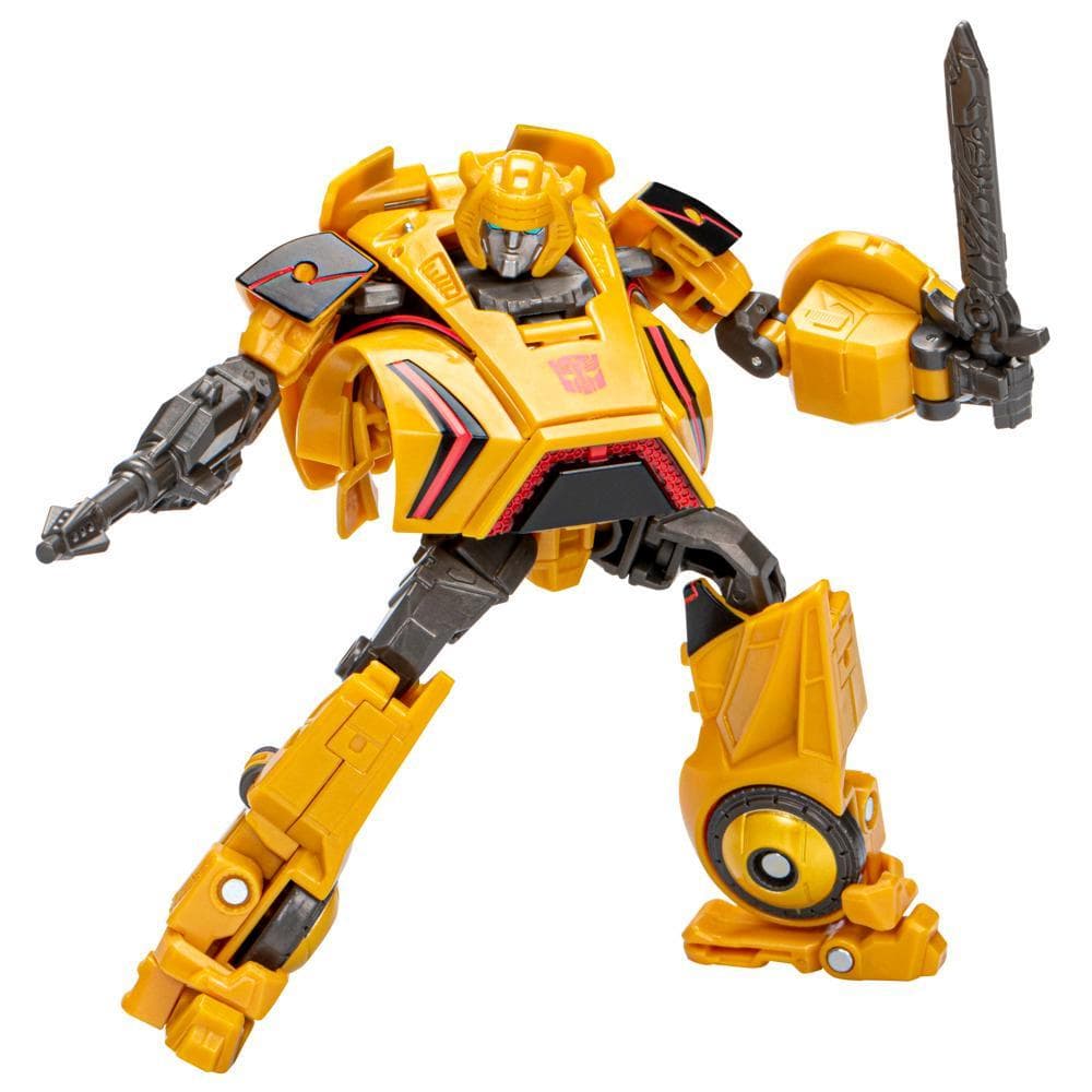 Transformers Generations Studio Series, figurine à conversion 01 Gamer Edition Bumblebee classe Deluxe de 11 cm