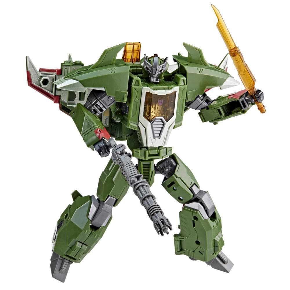 Transformers Generations Legacy Evolution, figurine à conversion Prime Universe Skyquake classe Leader de 17,5 cm