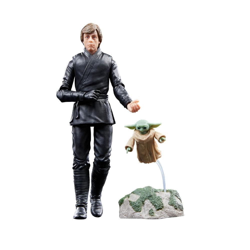 Star Wars The Black Series, Luke Skywalker et Grogu, pack de 2 figurines (échelle de 15 cm), Star Wars