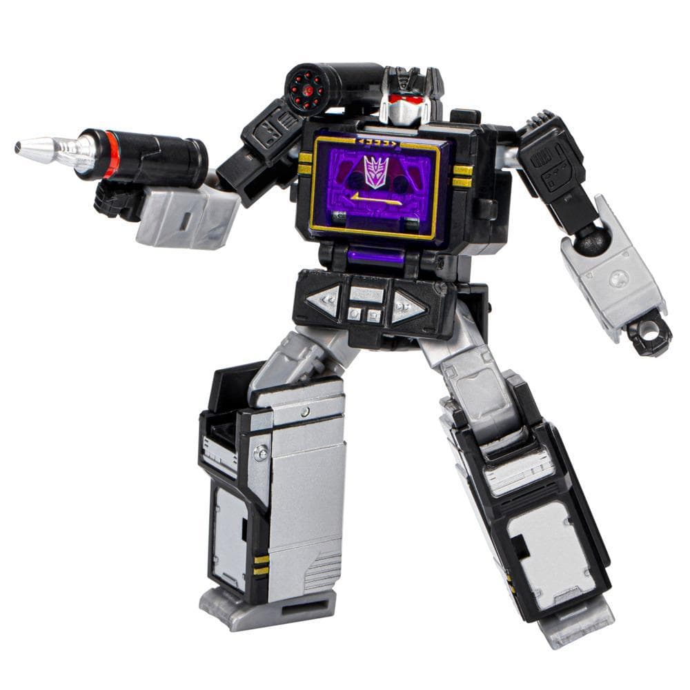 Transformers Legacy Evolution, figurine Soundblaster à conversion, classe Origine (8,5 cm)