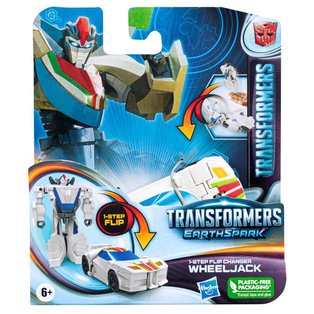 Transformers Earthspark figurine Wheeljack Flip Changer 1 étape
