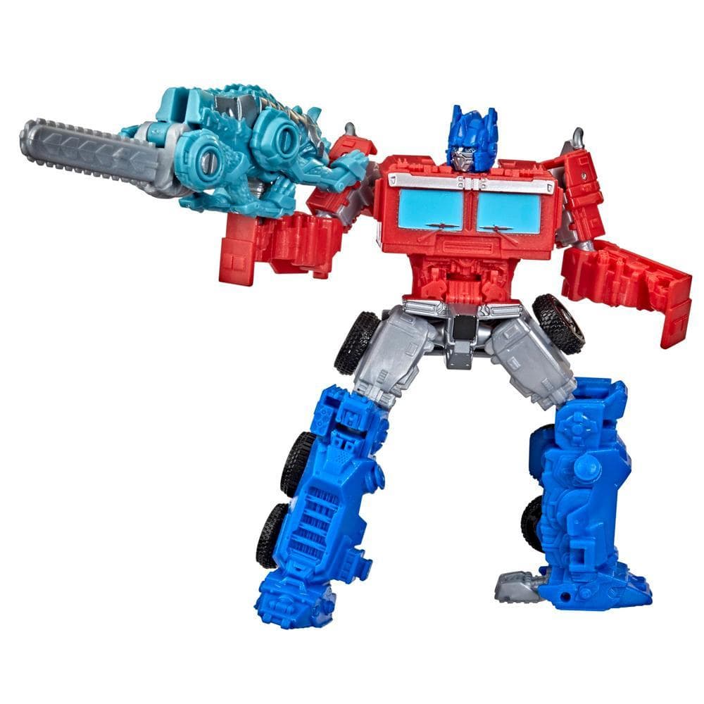 Transformers: Rise of the Beasts Beast Alliance Beast Weaponizers Pack de 2 figurines Optimus Prime et Chainclaw