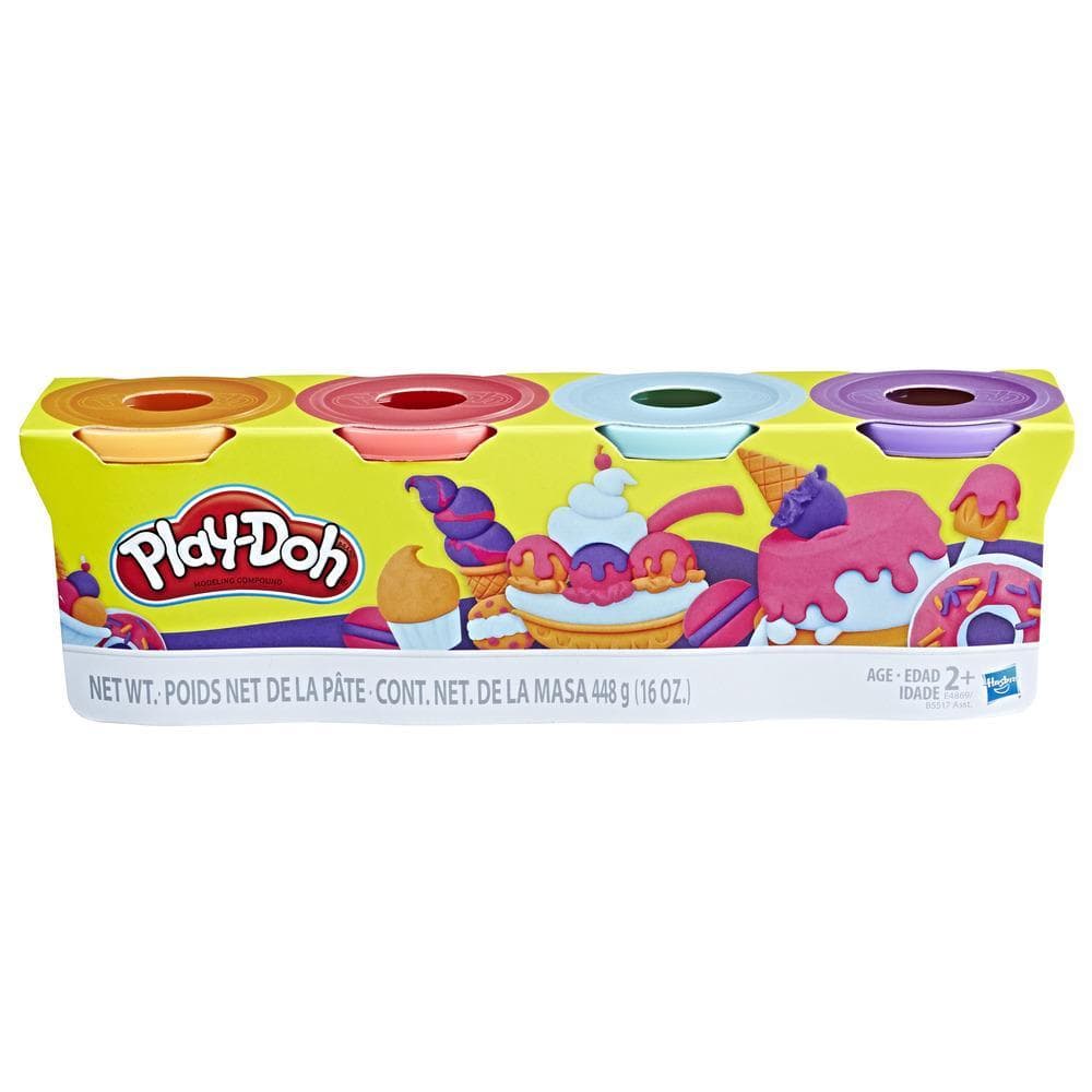 Play-Doh 4 pots couleurs Sorbet