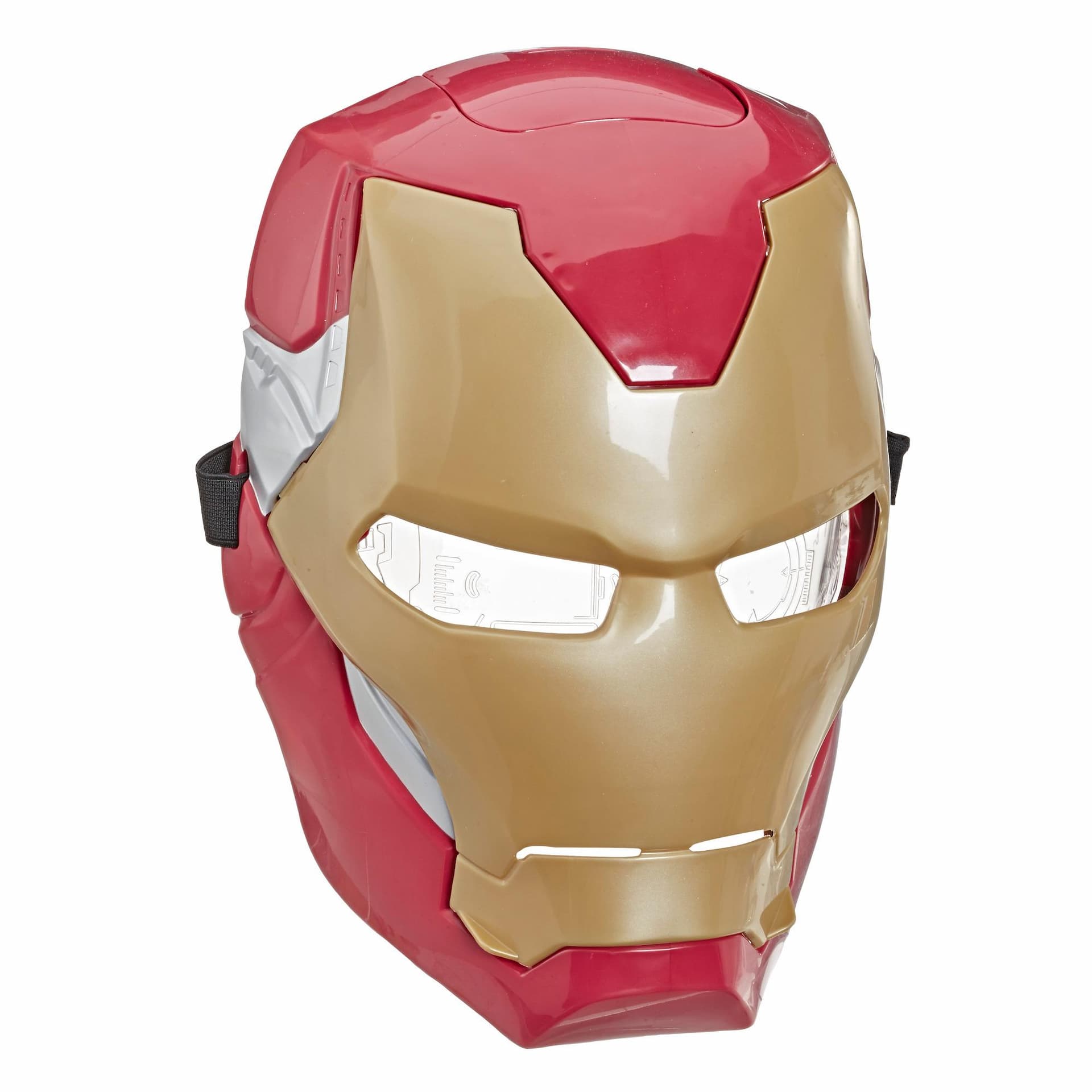 Marvel Avengers Masque à visière mobile d'Iron Man avec effets lumineux activés par la visière pour jeu costumé et jeu de rôle