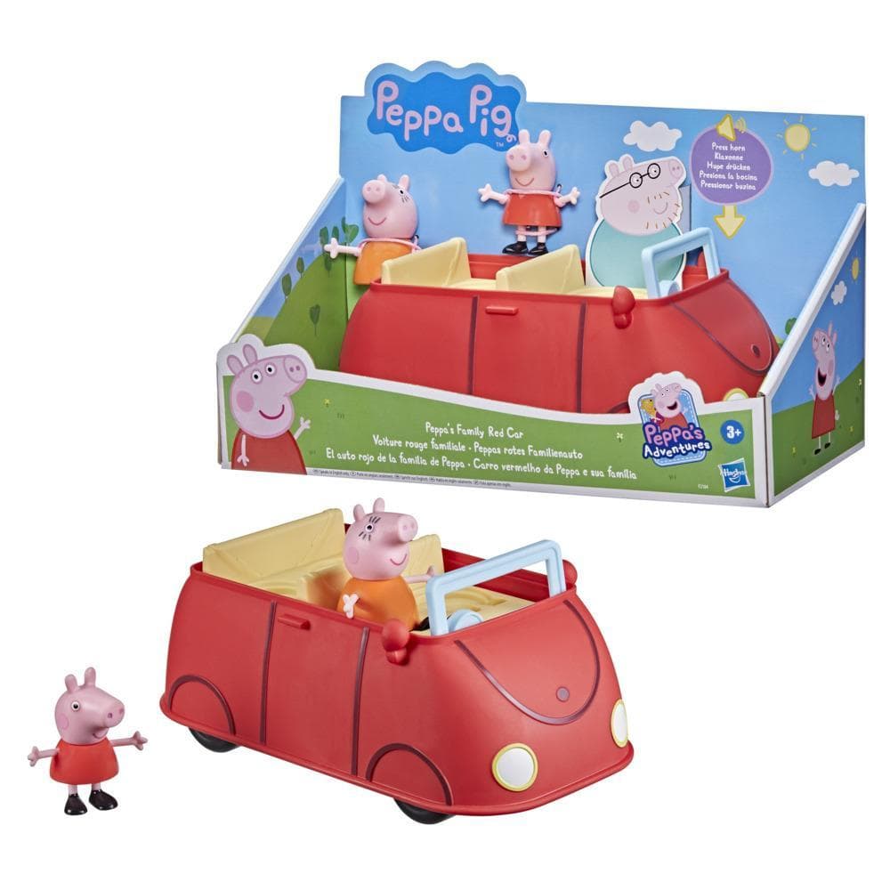 Peppa Pig Voiture rouge familiale