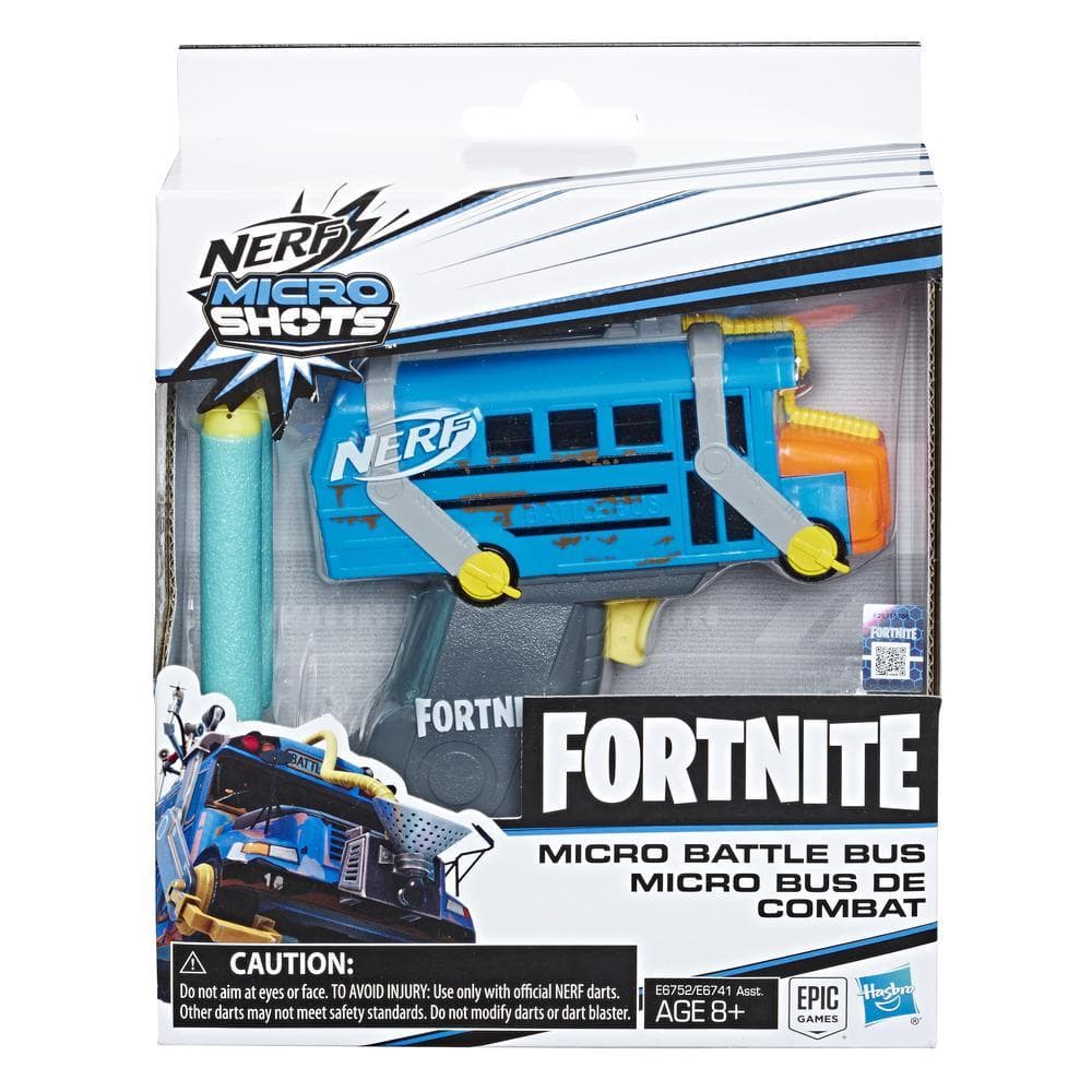 NERF FORTNITE MICROSHOTS BATTLE BUS