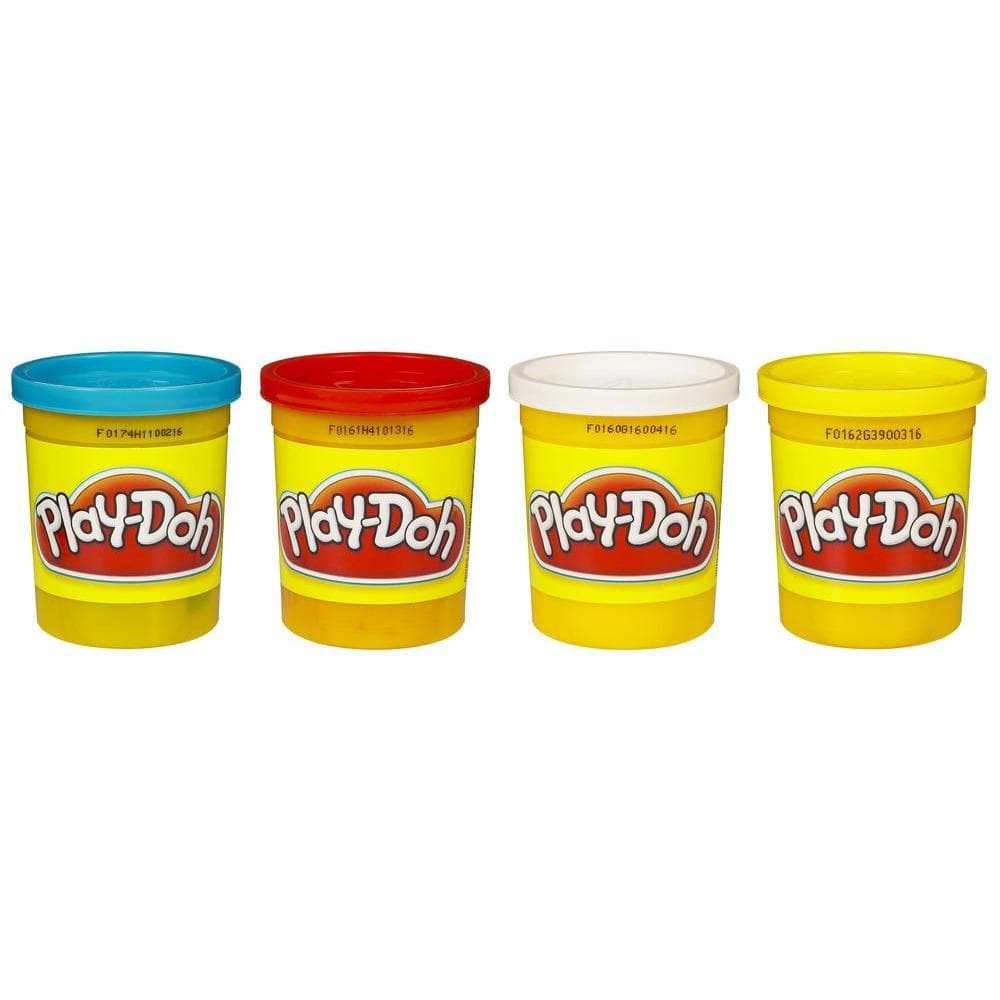 Play-doh Pack 4 Vasetti - Colori Primari