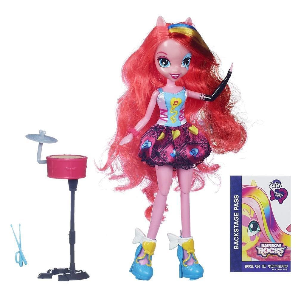 Equestria Girls Pinkie Pie Bambola Rock