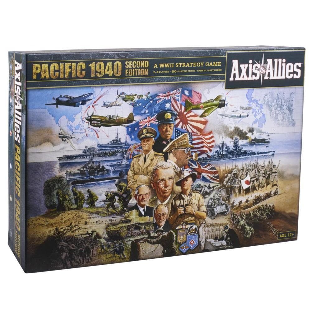 Avalon Hill Axis & Allies Pacific 1940 Second Edition WWII Strategy Board Game, Ages 12 and Up, 2-4 Players