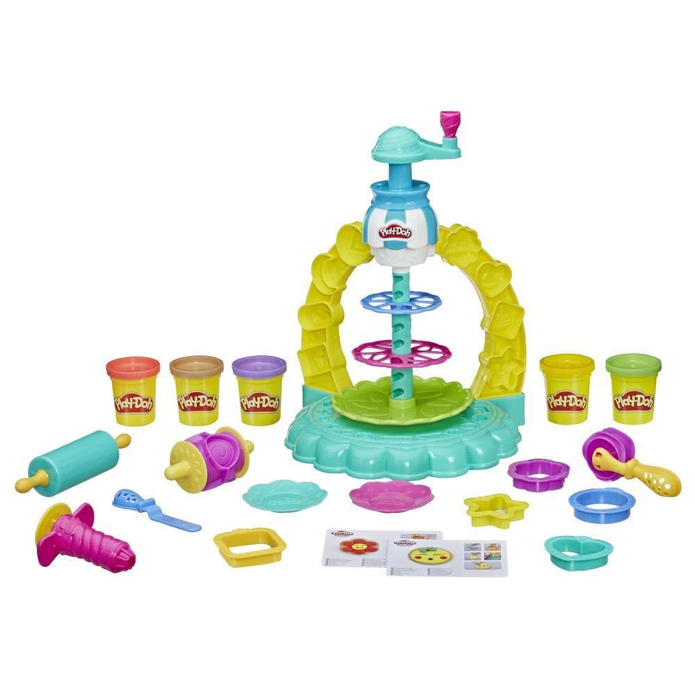 Play-Doh Kitchen Creations Sprinkle Cookie Surprise Play Food Set with 5 Non-Toxic Play-Doh Colours