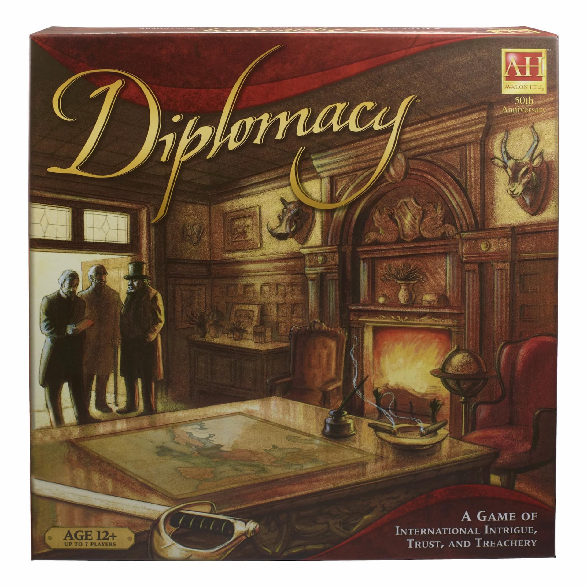 Avalon Hill Diplomacy Cooperative Strategy Board Game, Ages 12 and Up, 2-7 Players