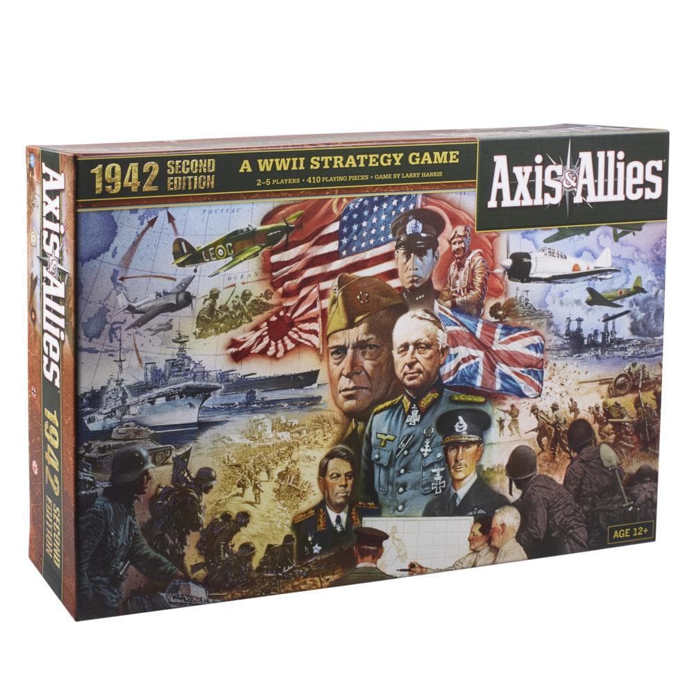 Avalon Hill Axis & Allies 1942 Second Edition WWII Strategy Board Game, Ages 12 and Up, 2-5 Players