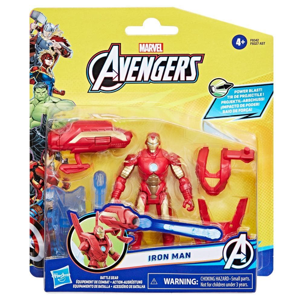 AVENGERS BATTLE GEAR IRON MAN FIGURKA