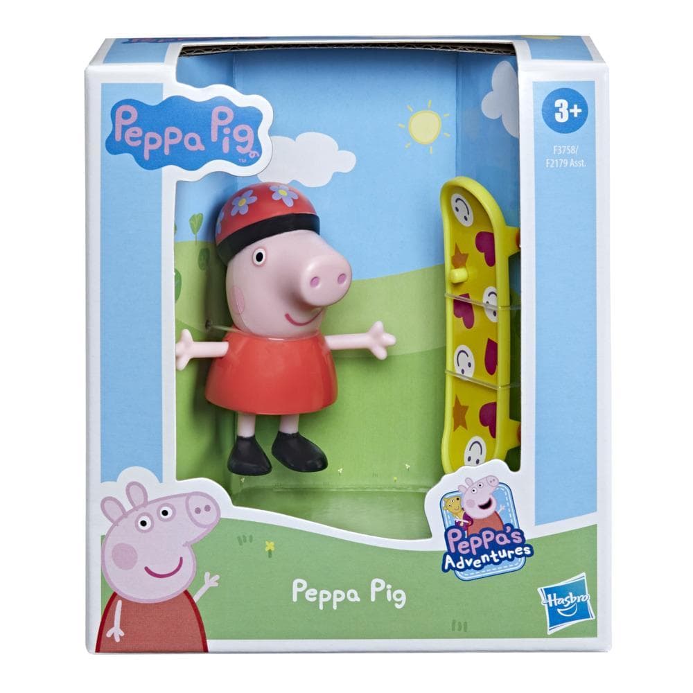 ŚWINKA PEPPA FIGURKI PEPPA Z DESKOROLKĄ