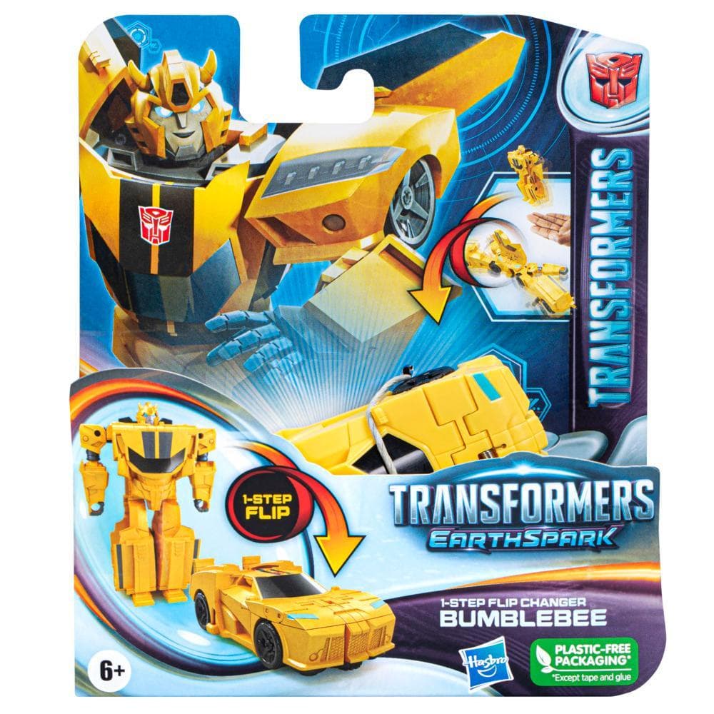 TRANSFORMERS EARTHSPARK 1 STEP FLIP FIGURKA BUMBLEBEE