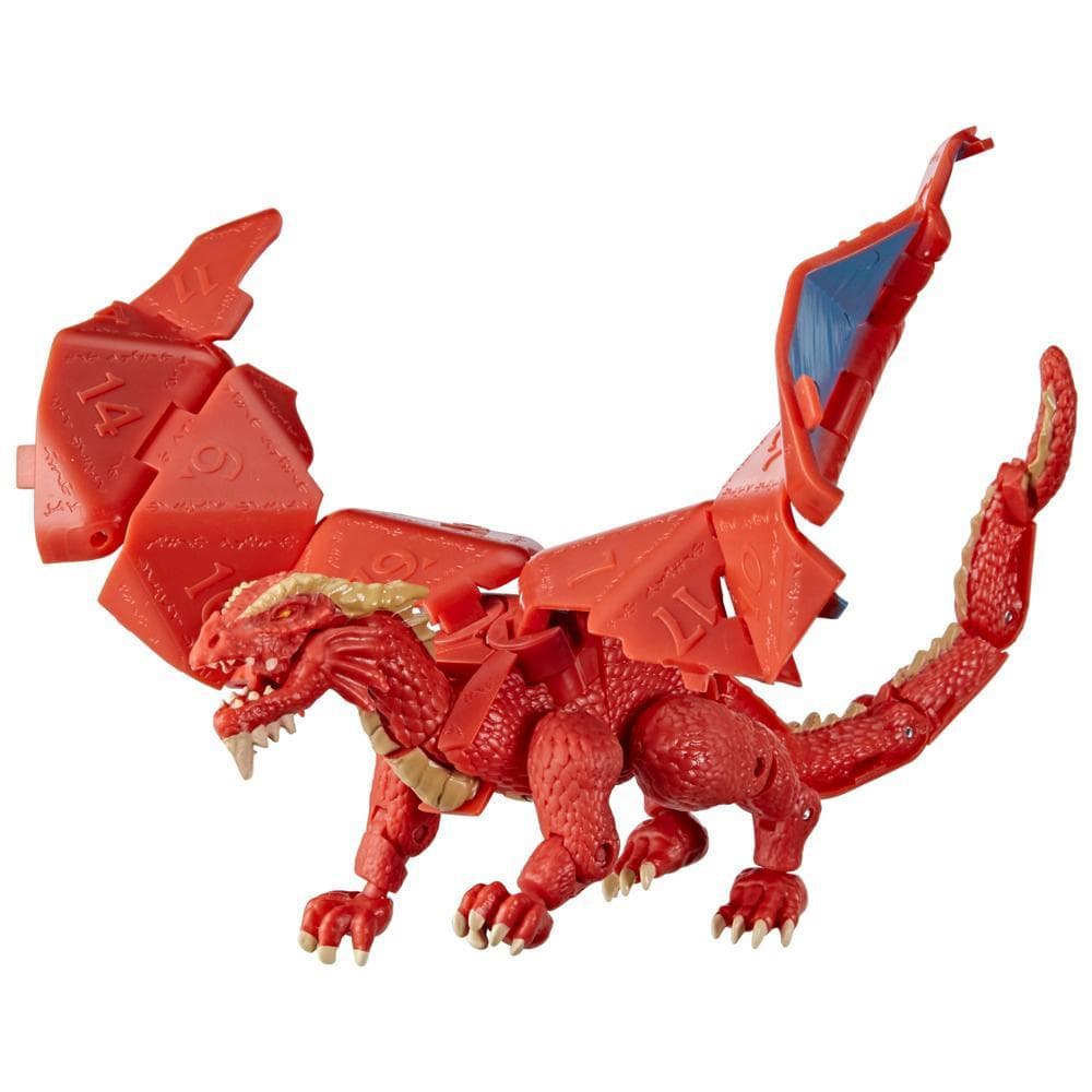 Dado D20 de Dungeons & Dragons Dicelings gigante se torna um Dragão Vermelho - Themberchaud - F5211 - Hasbro