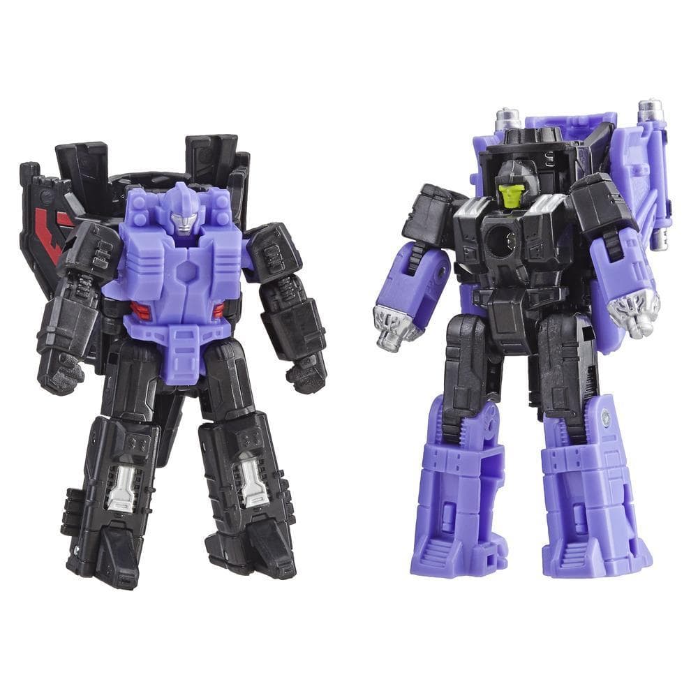 Transformers Generations War for Cybertron: Siege Micromaster - Kit com 2 Figuras de WFC-S6 Decepticon Patrulha Aérea