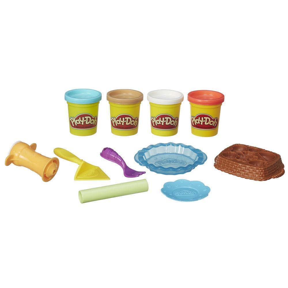 Conjunto Massa Modelar Play-Doh Tortas Divertidas, com 4 Cores de Massinha - B3398 - Hasbro