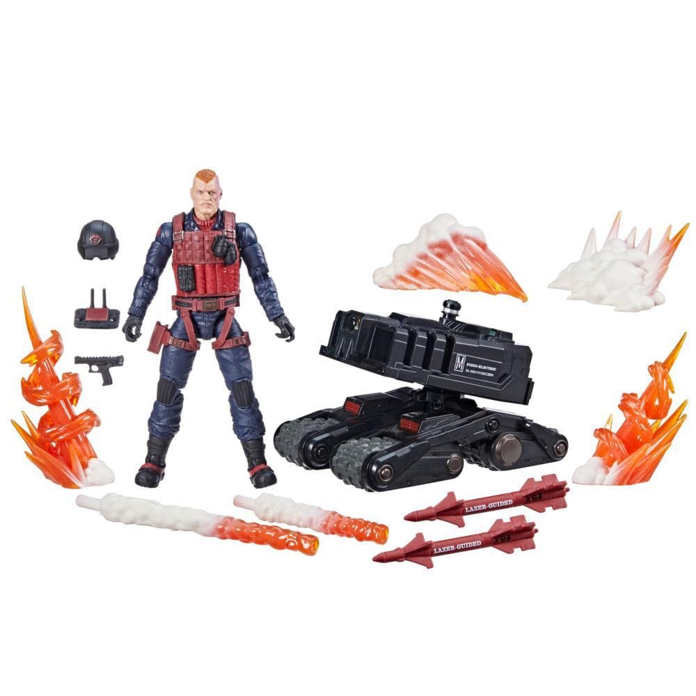 Figura G.I. Joe Classified Series - 15 cm com Acessórios Temáticos - Sucata de Ferro e Drone Anti-Armor - F7746 - Hasbro