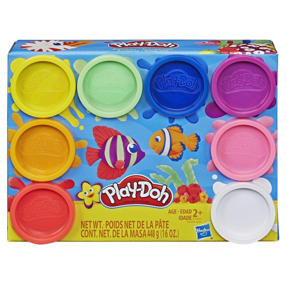 Conjunto Massa Modelar Play-Doh, Kit com 8 Potes Clássicos de Massinha - E5062 - Hasbro