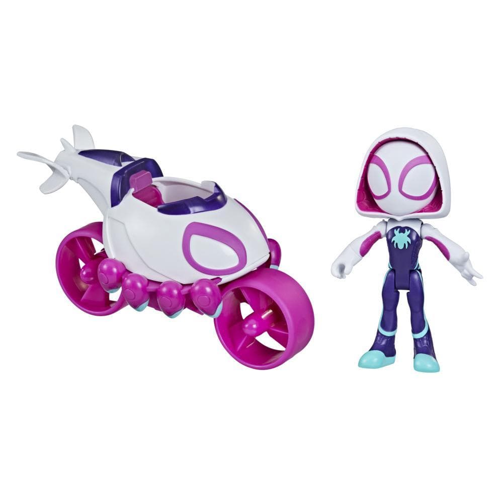 Marvel Spidey and His Amazing Friends - Ghost Spider com Moto-cóptero