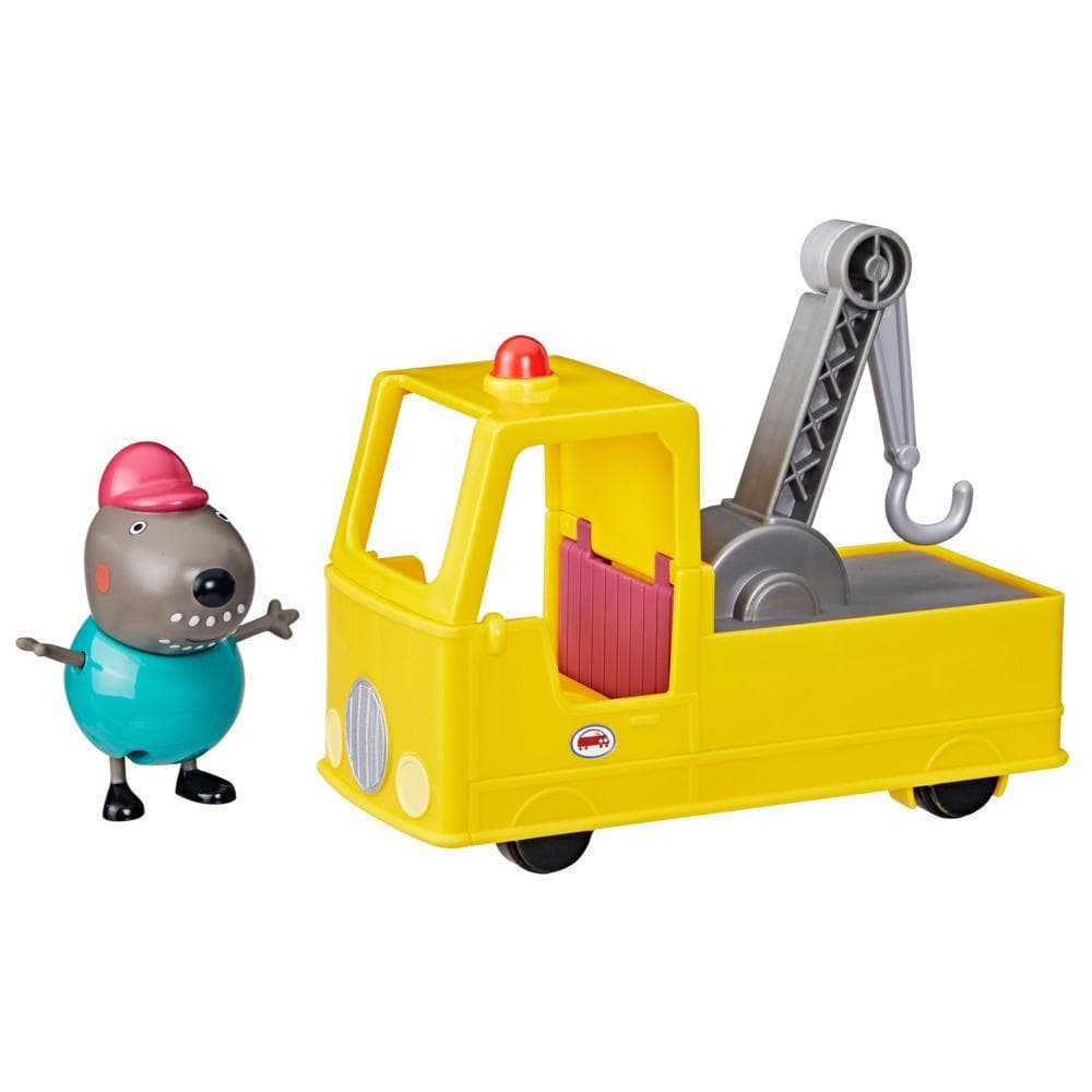 Greta Gris-leksaker, Granddad Dog's Tow Truck-set med figur, leksaker för barn i förskoleåldern, från 3 år