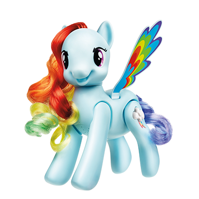 My Little Pony Flip & Whirl Rainbow Dash Pony Figure