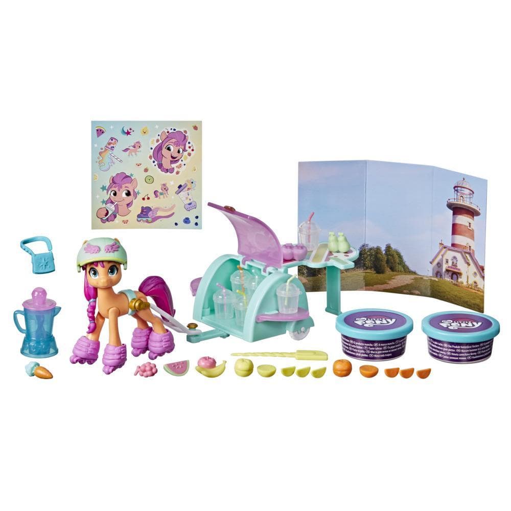 My Little Pony: Yeni Bir Nesil Film Oyun Seti - Sunny Starscout ve Smoothie Dükkanı