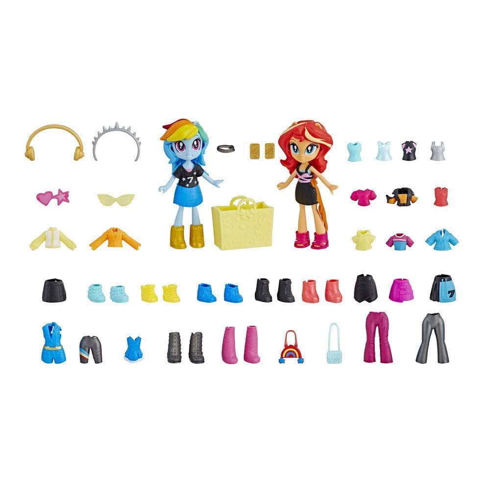 Equestria Girls Miniler Moda Seti - Rainbow Dash ve Sunset Shimmer