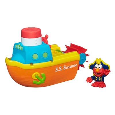 Playskool Sesame Street Elmo Bath Adventure Steamboat Toy