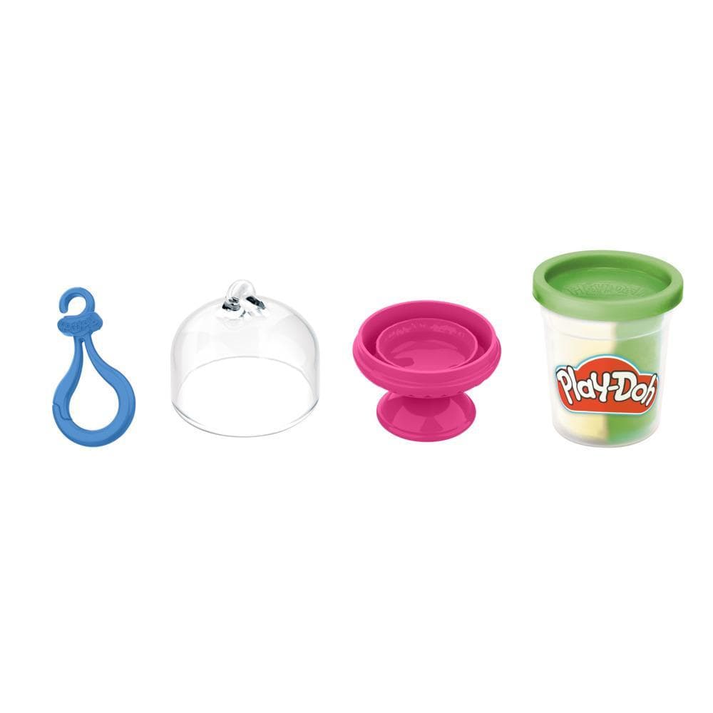Play-Doh Kitchen Creations Clip-On Macaron Set for Kids 3 Years and Up with 1 Duo-Color Can