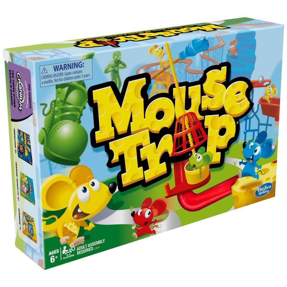 Mouse Trap Kids Board Game, Kids Game for 2-4 Players