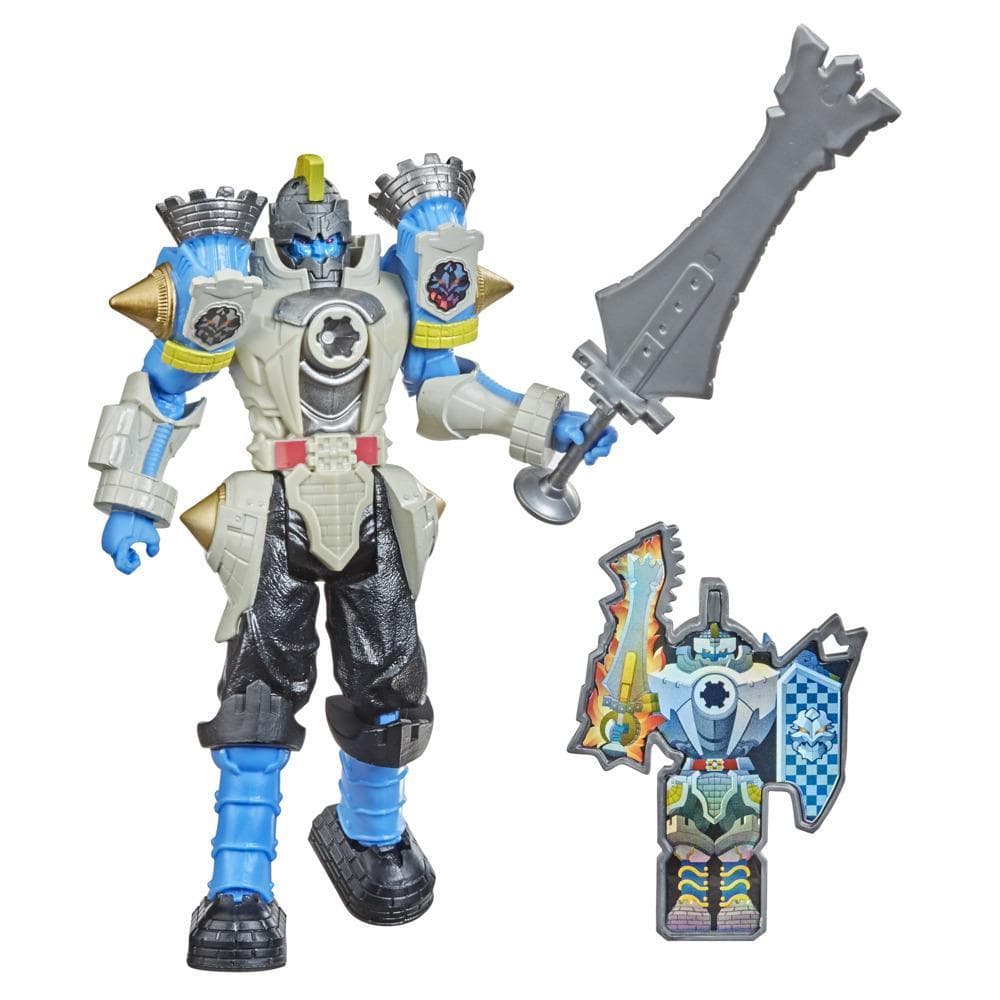 Power Rangers Dino Fury Boomtower 6-Inch Action Figure Toy Inspired by TV Show with Battle Key and Weapon Accessory