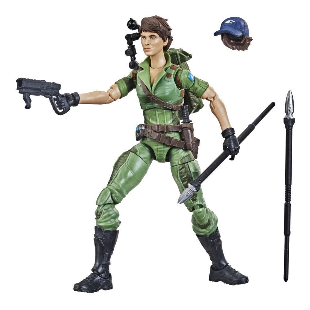 G.I. Joe Classified Series Series Lady Jaye Action Figure 25 Collectible Toy, Multiple Accessories, Custom Package Art