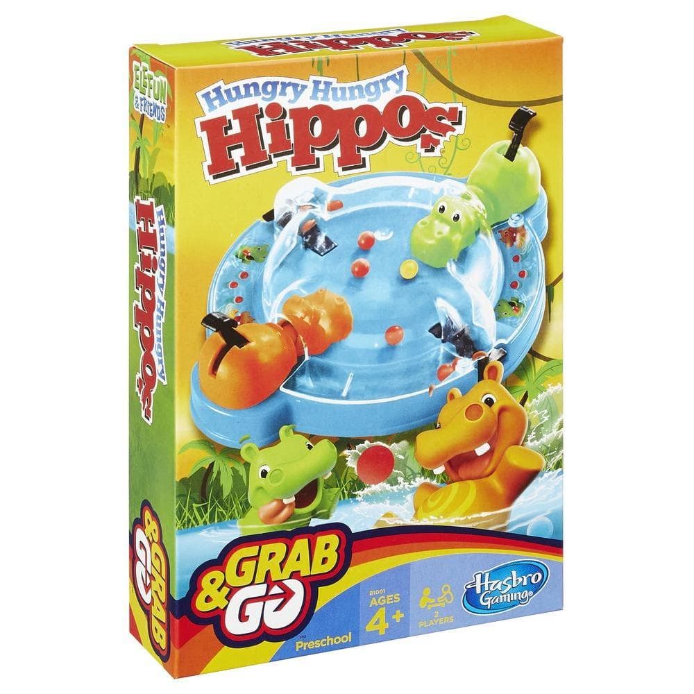 Elefun & Friends Hungry Hungry Hippos Grab & Go Game