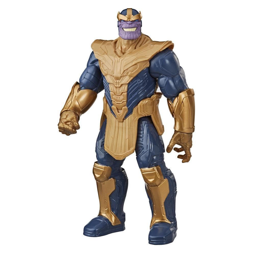 Marvel Avengers Titan Hero Series Blast Gear Deluxe Thanos Action Figure, 12-Inch Toy, For Kids Ages 4 And Up