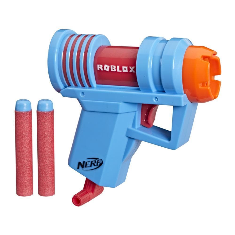 Nerf Roblox Phantom Forces: Boxy Buster Dart Blaster, 2 Nerf Elite Darts, Code To Unlock In-Game Virtual Item