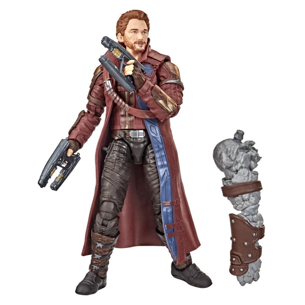 Marvel Legends Thor: Love and Thunder Star-Lord Action Figure 6-inch Collectible Toy, 2 Accessories, 1 Build-A-Figure Part