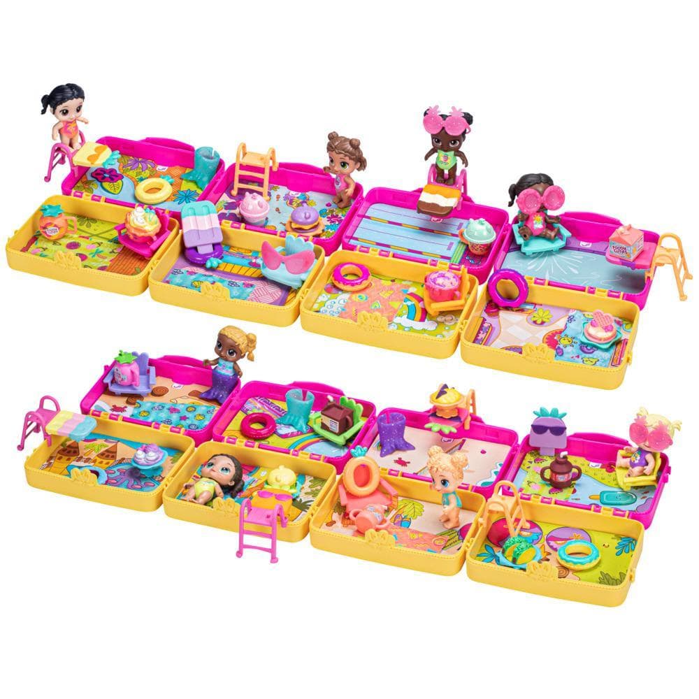 Baby Alive Foodie Cuties, Sun Series 3, Surprise Toys, Baby Doll Set, 3-Inch Doll for Kids 3 and Up, 10 Surprises