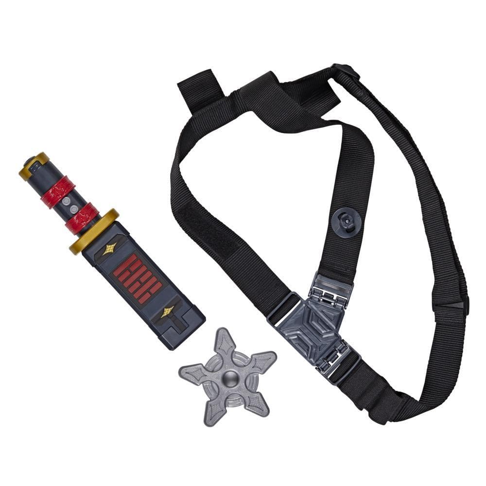 Snake Eyes: G.I. Joe Origins Ninja Strike Gear Ninja Strike Weapon Sash with Snap Attack, Roleplay Toy for Ages 5 and Up
