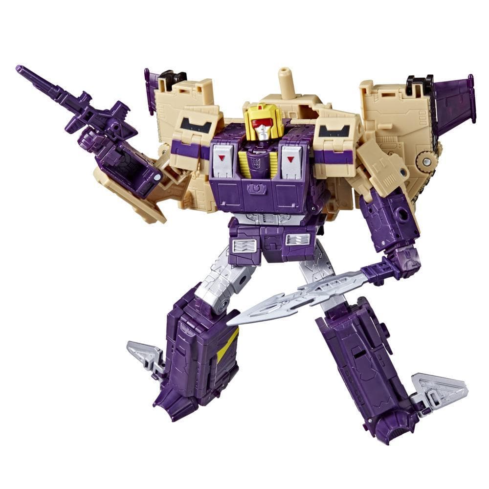 Transformers Toys Generations Legacy Series Leader Blitzwing Triple ChangerAction Figure - 8 and Up, 7-inch