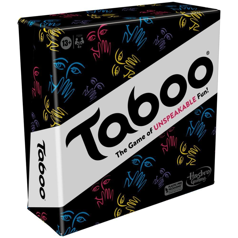 Classic Taboo Game, Word Guessing Game for Adults and Teens 13 and up, Board Game for 4+ Players