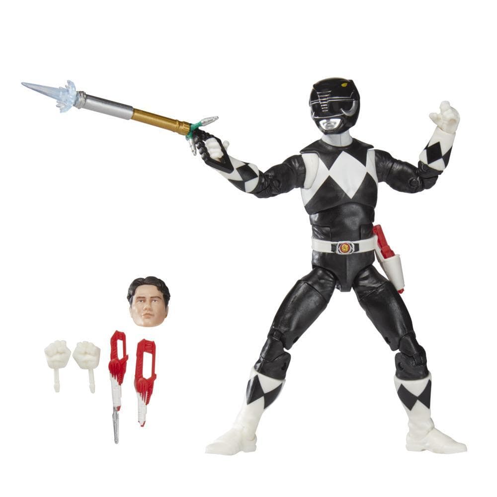 Power Rangers Lightning Collection Mighty Morphin Power Rangers Black Ranger 6-Inch Premium Collectible Action Figure Toy