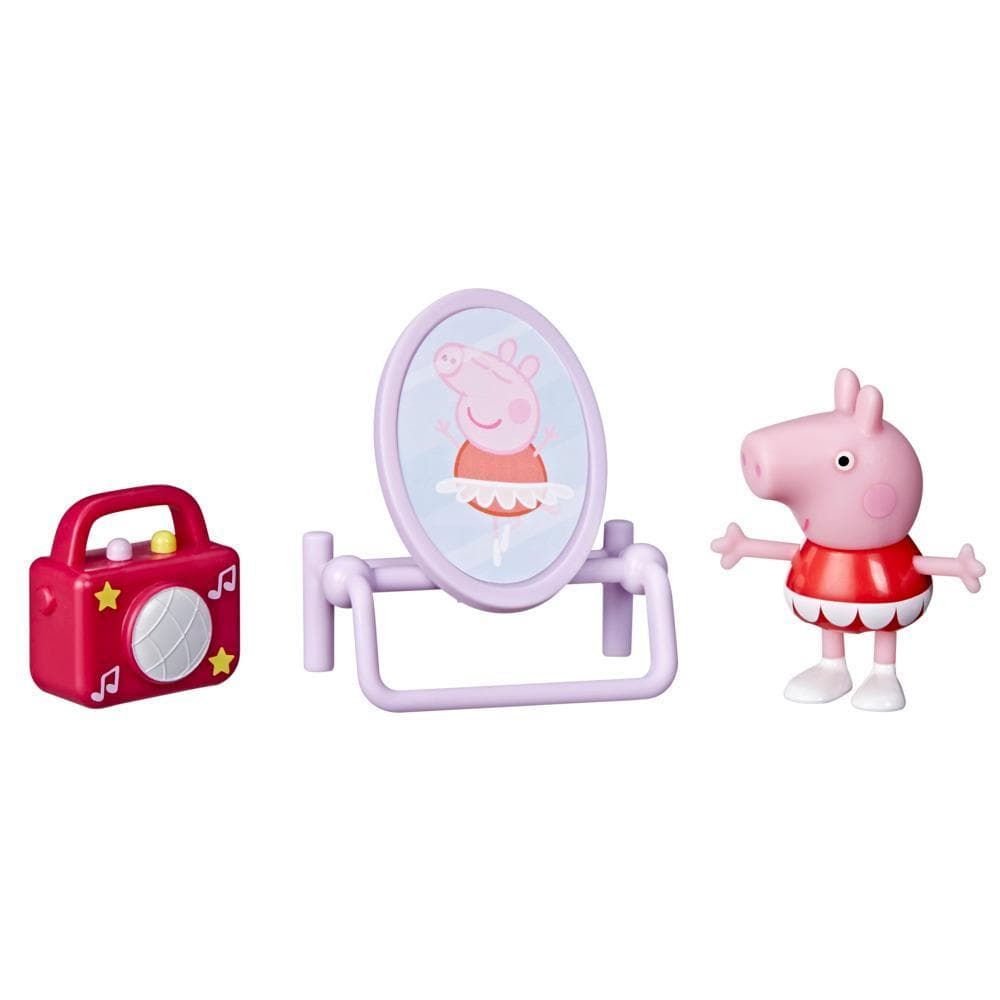 Peppa Pig Toys Peppa the Ballet Dancer, Peppa Pig Figure with 2 Accessories, Kids Toys