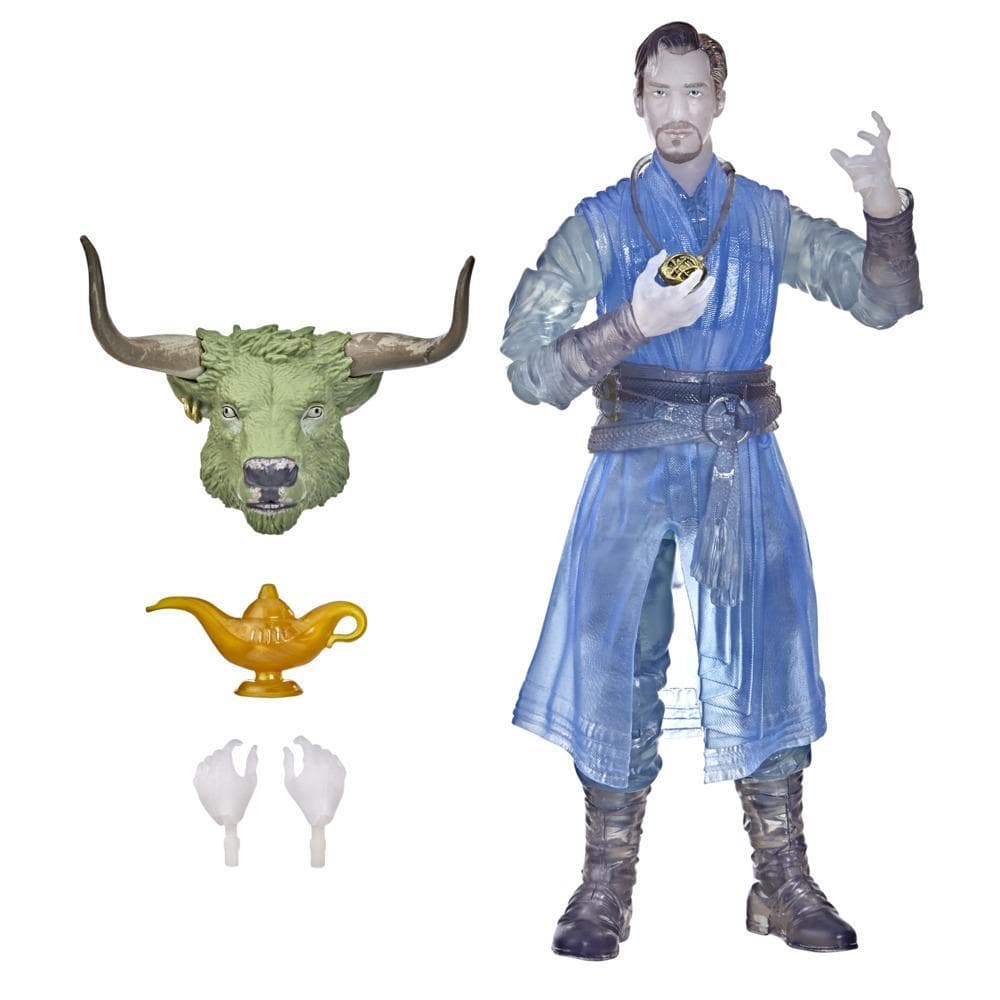 Marvel Legends Series Doctor Strange 6-inch Collectible Astral Form Doctor Strange Action Figure Toy, 2 Accessories and 2 Build-A-Figure Parts